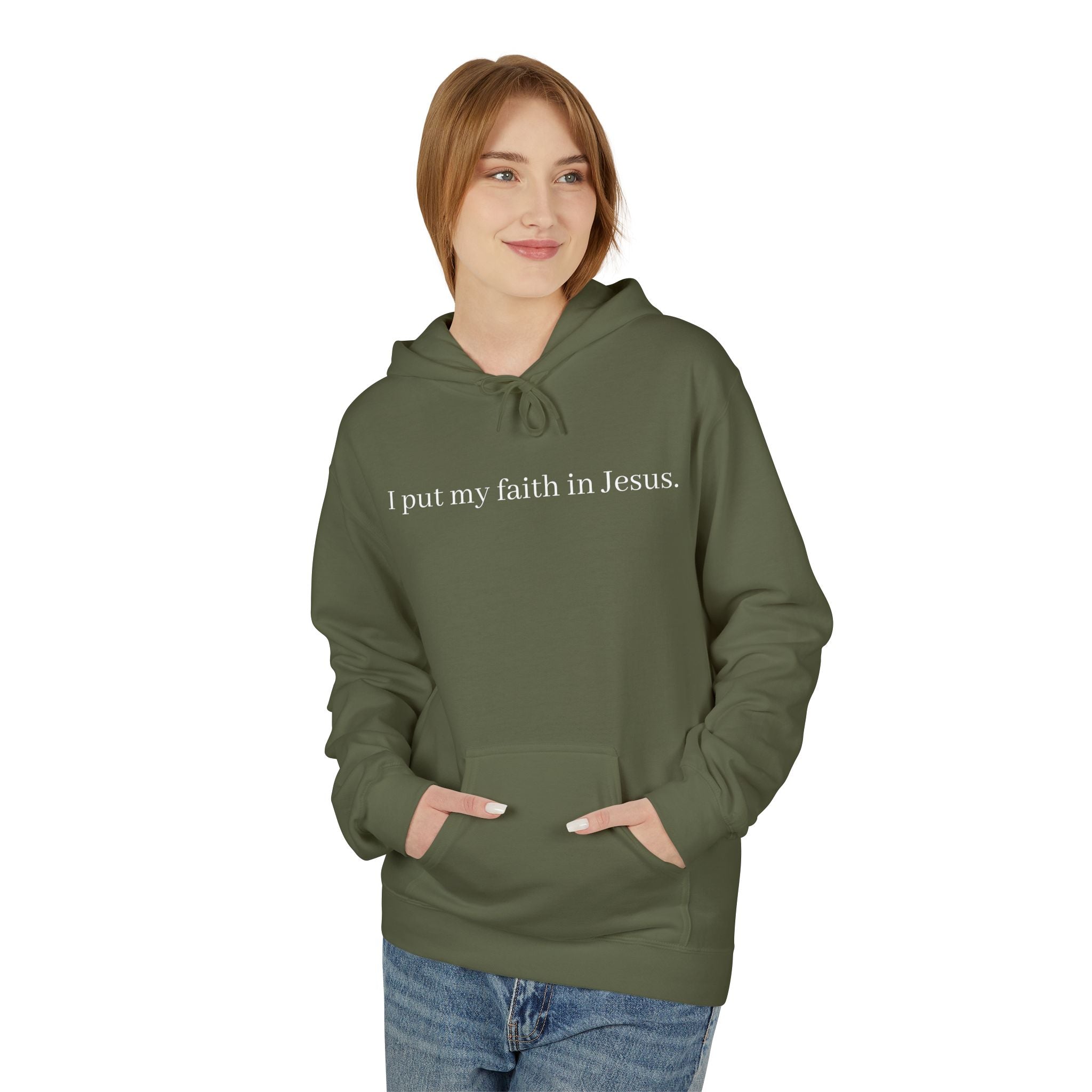I Put My Faith In Jesus Unisex Hoodie