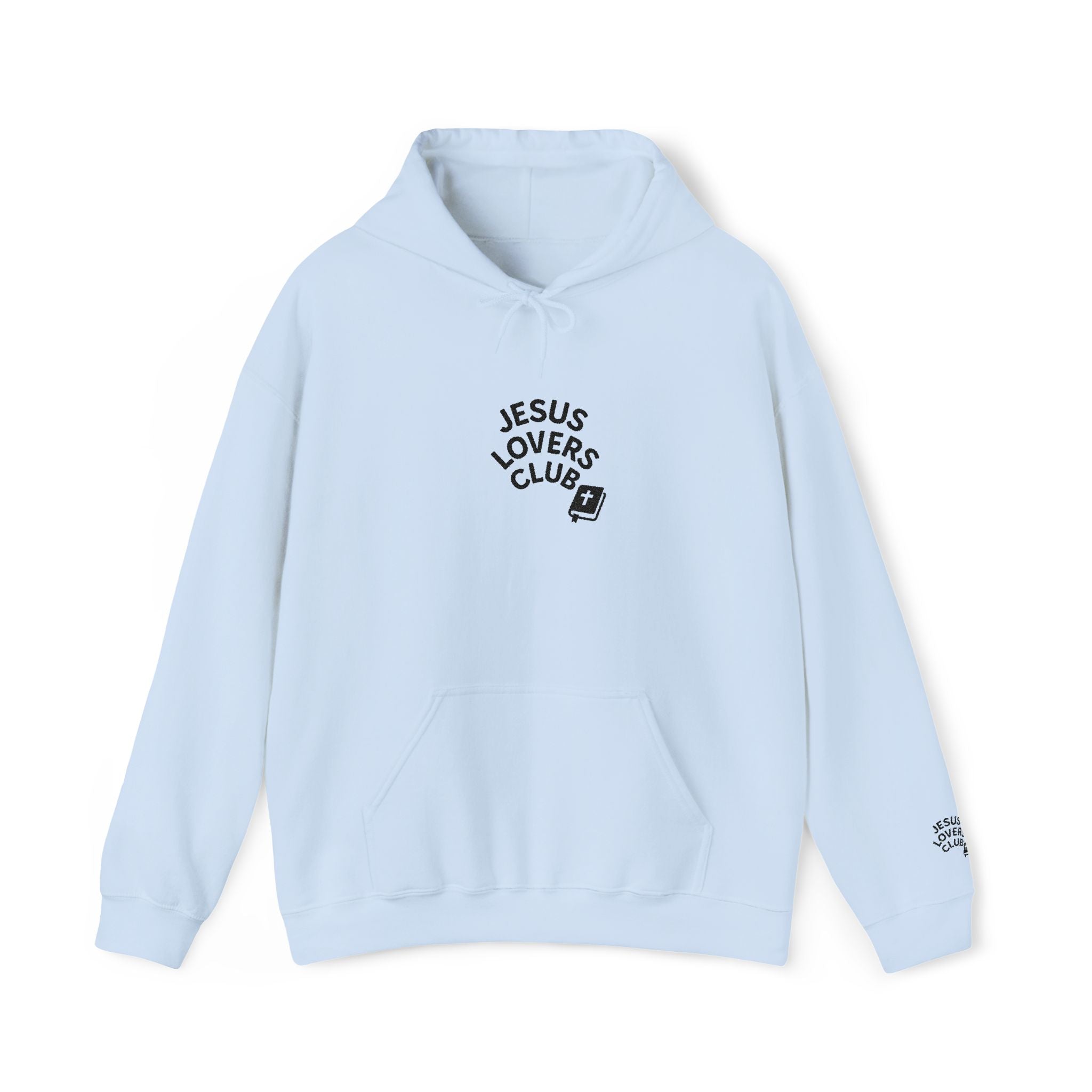 Jesus Lovers Club Embroidered Hoodie