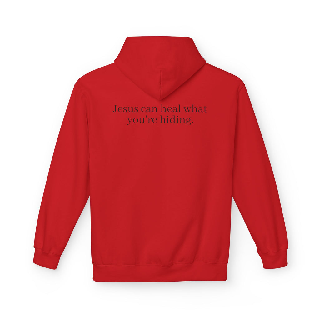 Jesus Can Heal What You're Hiding Unisex Hoodie