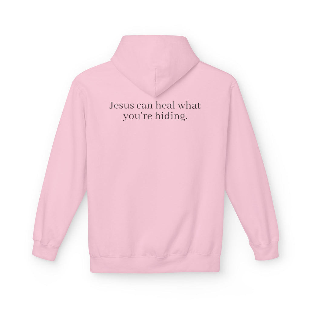 Jesus Can Heal What You're Hiding Unisex Hoodie