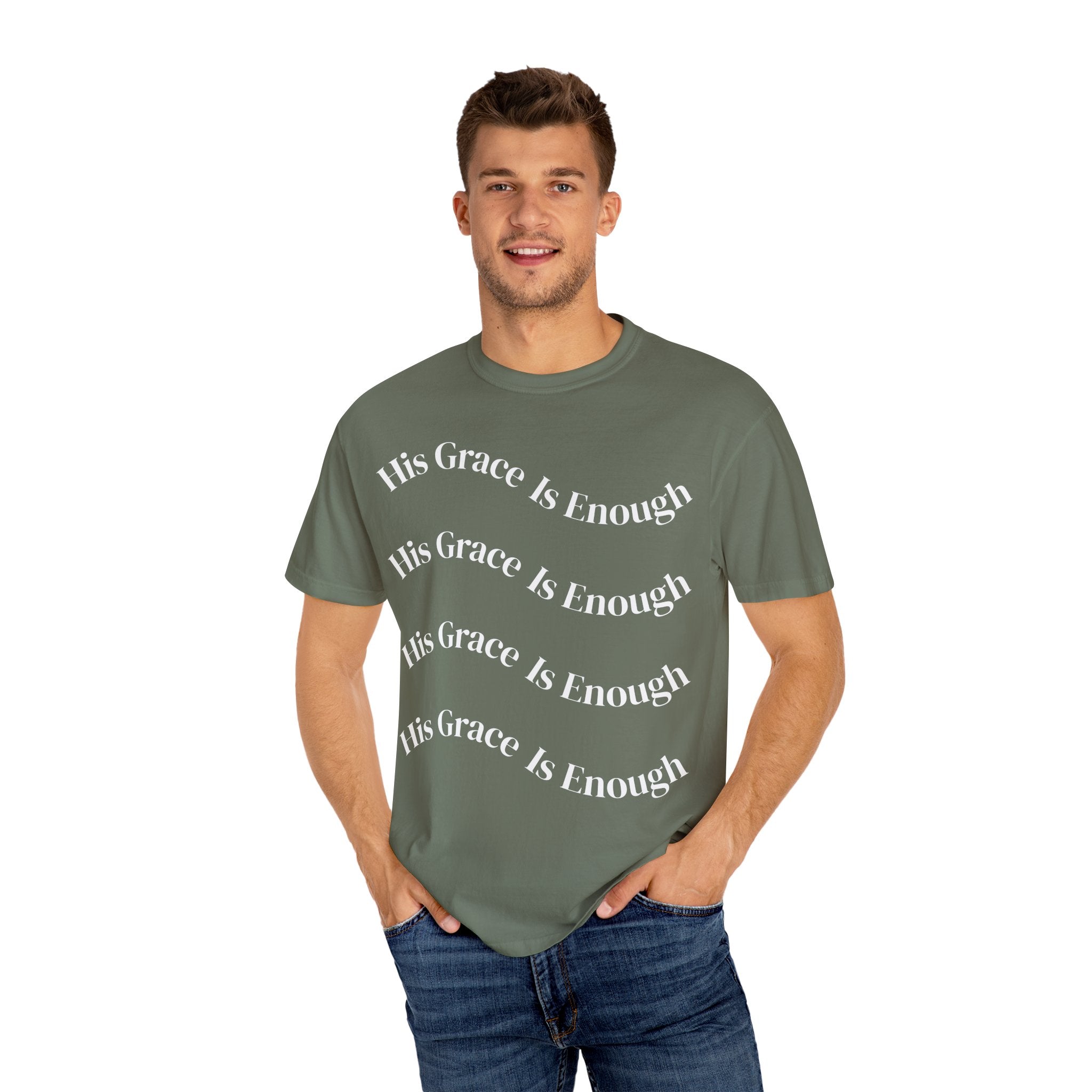 His Grace Is Enough Unisex Comfort Colors T-shirt