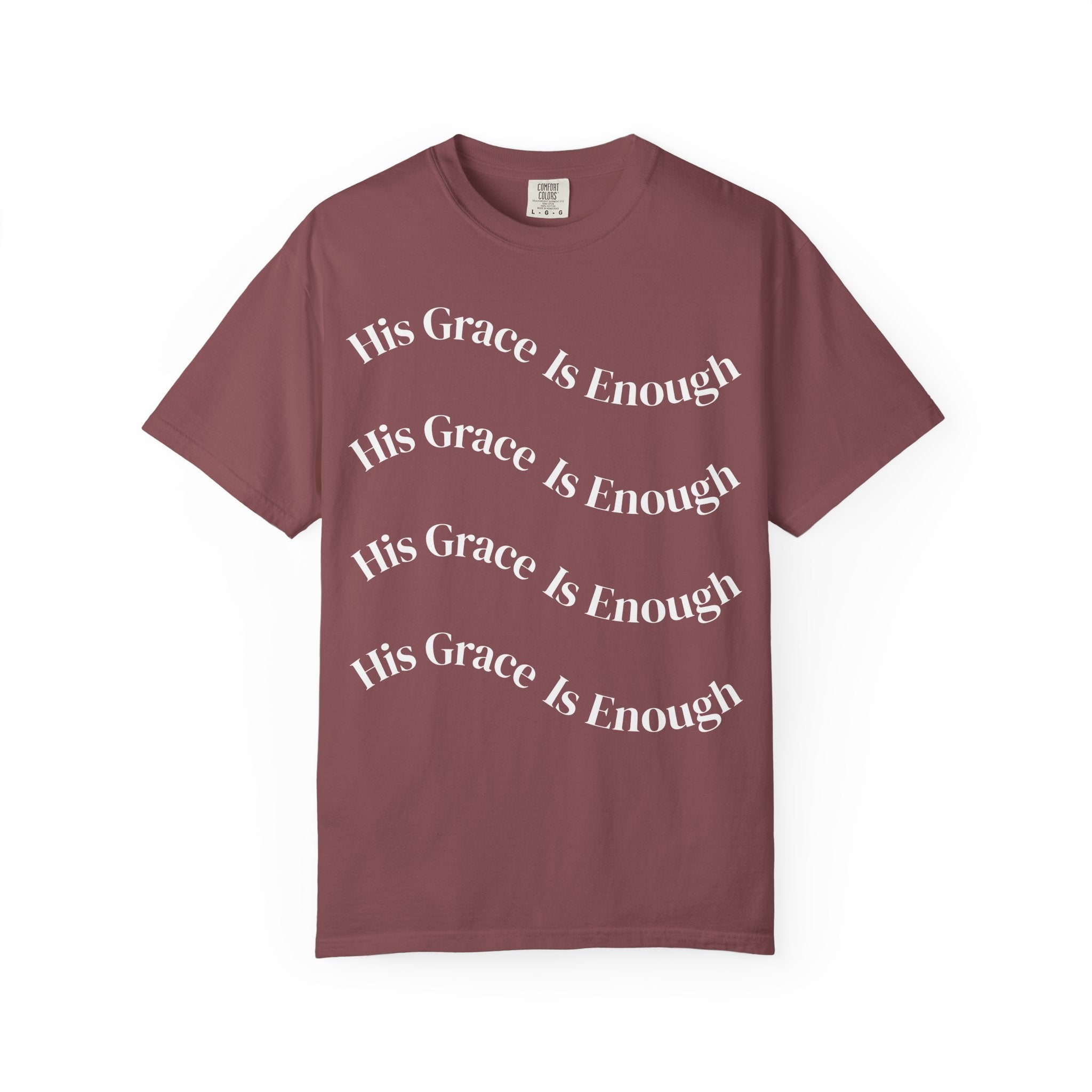 His Grace Is Enough Unisex Comfort Colors T-shirt