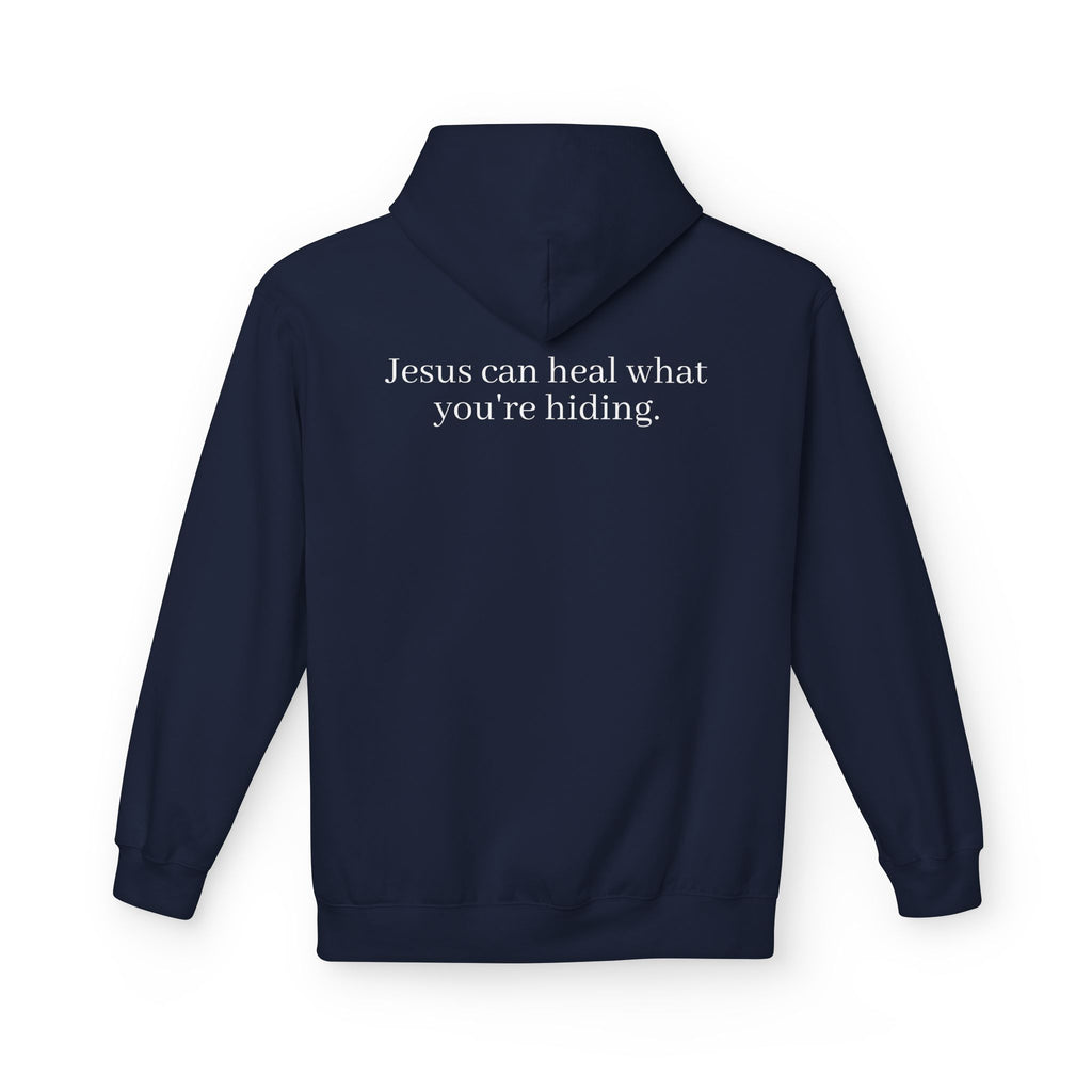 Jesus Can Heal What You're Hiding Unisex Hoodie