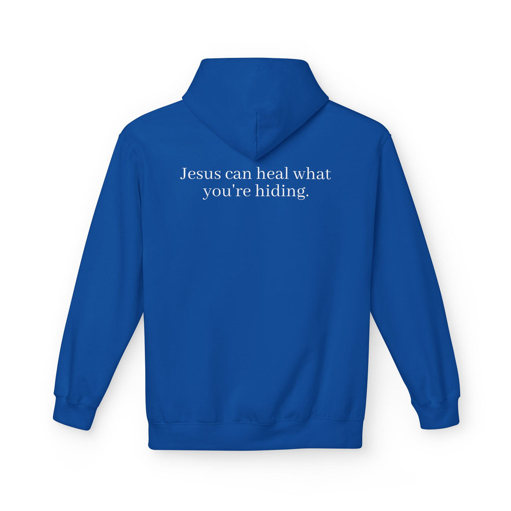 Jesus Can Heal What You're Hiding Unisex Hoodie