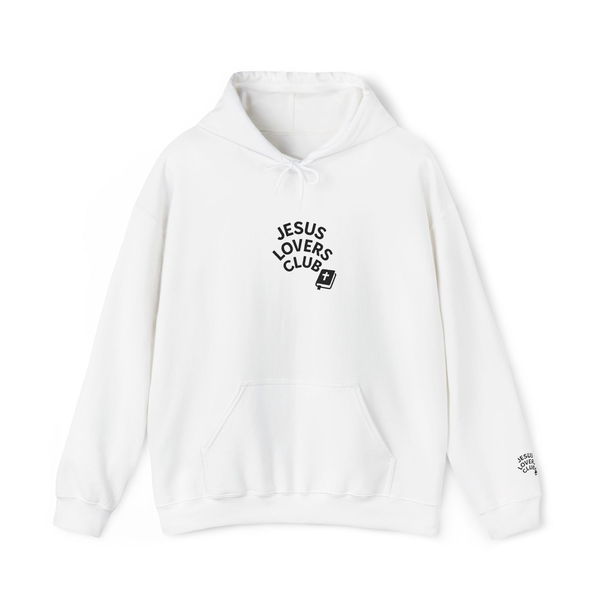 Jesus Lovers Club Embroidered Hoodie