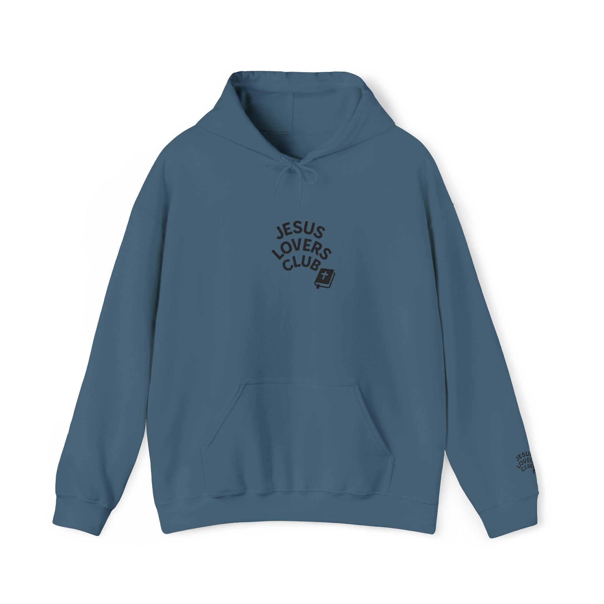 Jesus Lovers Club Embroidered Hoodie