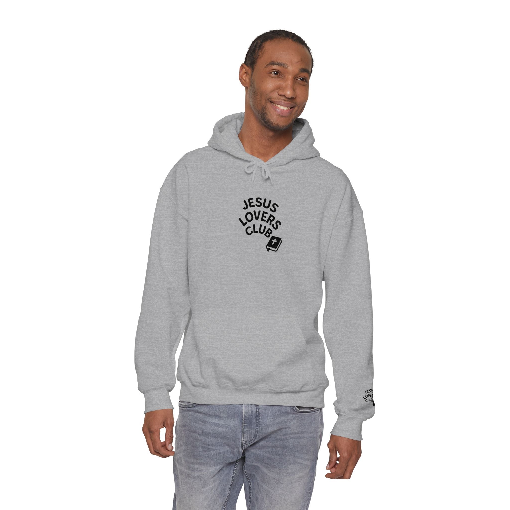 Jesus Lovers Club Embroidered Hoodie