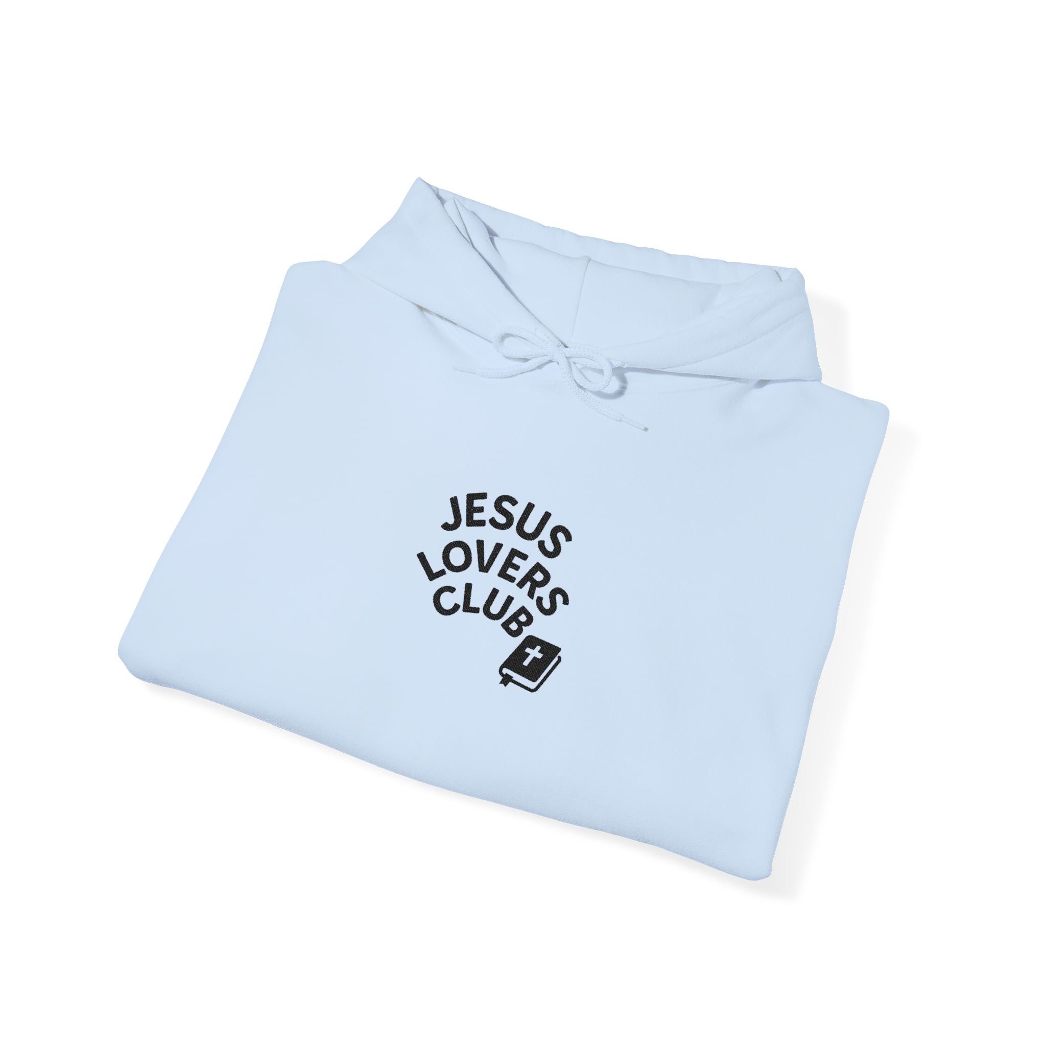 Jesus Lovers Club Embroidered Hoodie