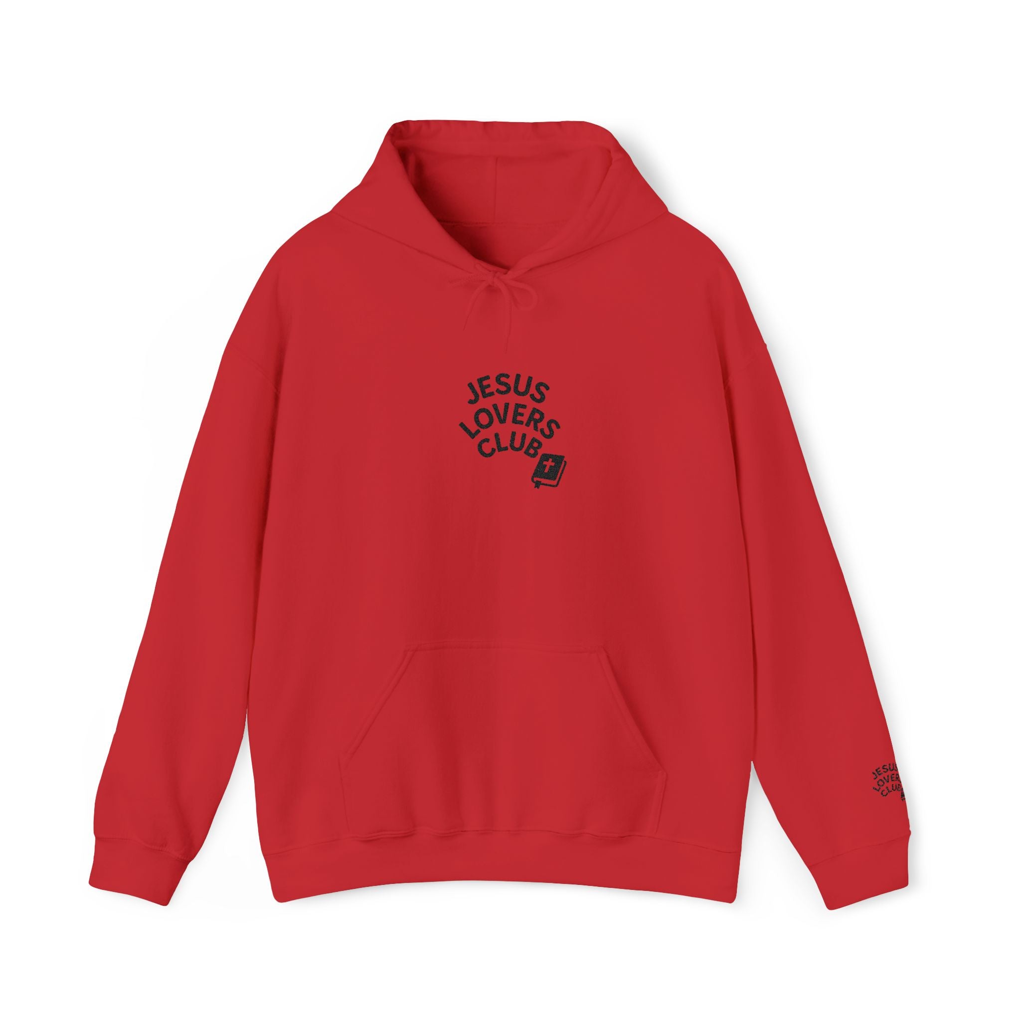 Jesus Lovers Club Embroidered Hoodie